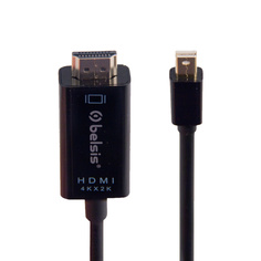 Кабель-адаптер miniDisplayPort - HDMI 4K*2K, 1,8 м, чёрный BW8803 Belsis