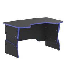 Компьютерный игровой стол SKYLAND SKILLL STG 1385 Антрацит/синий 1360х850х681/745/809