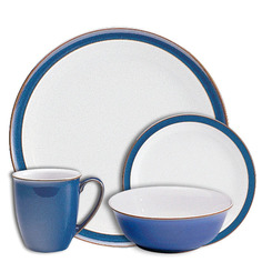 Сервиз столовый Denby 16пр Императорский синий