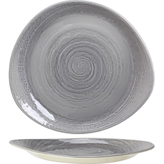 Тарелка Steelite мелкая «Скейп грей», серый, фарфор, 1402 X0061