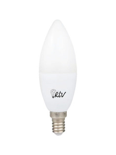 Лампочка RSV C37 E14 7W 160-265V 3000K 630Lm RSV-C37-7W-3000K-E14