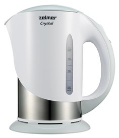 Чайник электрический Zelmer ZCK7630S White/Silver