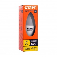 Набор из 5 светодиодных ламп (свеча) СТАРТ LED Candel E14 7Вт 2700К Start