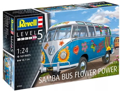 Сборная модель Микроавтобус VW T1 Samba Bus Flower Power Revell 7050