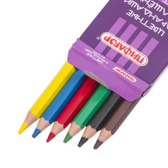 Карандаши цветные Пифагор 181697 6 цветов