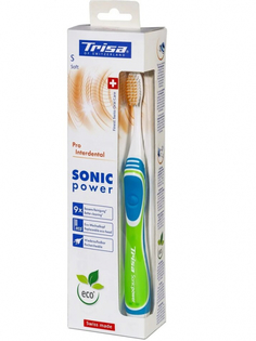 Электрическая зубная щетка Trisa Sonicpower Akku 685828 Green