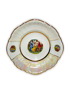 Набор салатников круглые 16 см, Bernadotte декор Мадонна, перламутр (6шт) Thun