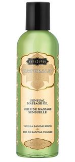 Массажное масло Kama Sutra Naturals Vanilla Sandalwood ваниль и сандал 59 мл