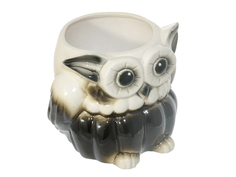 Кашпо "Сова" 9838 Славянская керамика глазурь 0,5л