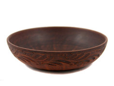 Миска глина 9539 1л КРАСНАЯ ГЛИНА(х20) Славянская керамика