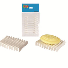 Мыльница решетка 709 DDStyle 9х7,3х1,7см пластик цв.в асс.(х250)