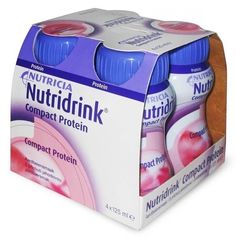 Протеин Нутридринк Компакт клубника бутылочки 125 мл 4 шт. Nutricia
