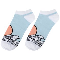 Носки Kawaii Factory волны разноцветные 41-43