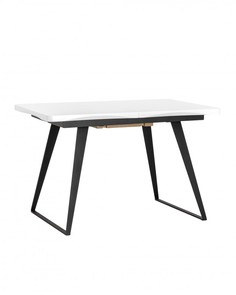 Стол обеденный Йорк, раскладной, 120-160*80, белый, столешница Stool Group