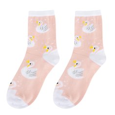 Носки Kawaii Factory лебеди разноцветные 35-39