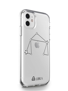 Чехол MustHaveCase для iPhone 11 Знак зодиака Весы прозрачный