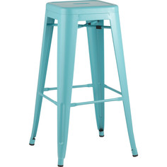 Стул барный TOLIX голубой матовый Stool Group