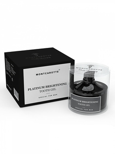 Мужской гель для зубов MontCarotte Platinum Brightening