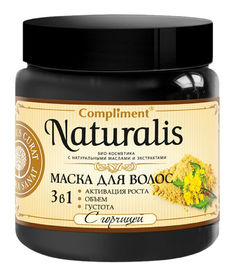 Маска для волос Compliment Naturalis 3 в 1 с горчицей, 500 мл
