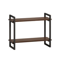 Полка подвесная Loftyhome Бервин 2 коричневый