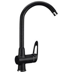 Смеситель для кухонной мойки Ulgran 006 308 черный