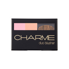 Румяна Charme двухцветные "Duo Blusher" 01 Розовый