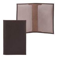 Обложка для паспорта мужская Fabula Largo коричневая