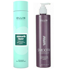 Набор OLLIN SMOOTH HAIR Кондиционер 300 мл+Шампунь для гладкости волос 300 мл