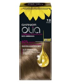 Крем-краска для волос Garnier Olia стойкая без аммиака 7.0 Русый светло-коричневый 112 мл