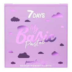Тени для век 7 Days My Basic Pastel 101 Purple Sky 9 г