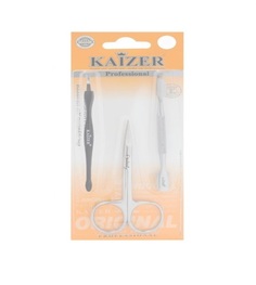 Набор для маникюра Kaizer ножницы триммер шабер Kaiser