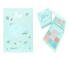 Тени для век 7 Days My Basic Pastel 102 Peppermint Twist 9 г