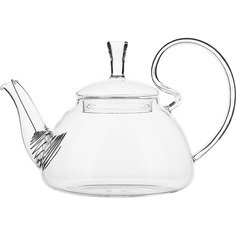 Чайник «Проотель», 0,6 л., 8 см., прозрачный, стекло, TP124, Prohotel
