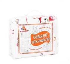 Детское одеяло-покрывало Арт Постель трикотаж Буквы 1,5 спальное Артпостель