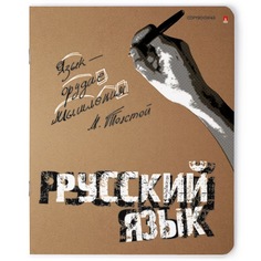 Тетрадь Альт А5 "КРУТАЯ ТЕМА", русский язык 48 л. линейка Арт. 7-48-1101/10