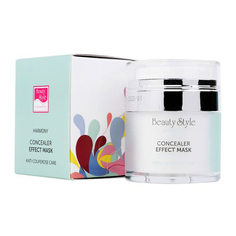 Маска Антикупероз против покраснений с эффектом консилера Beauty Style Harmony, 50 мл