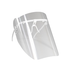 Маска пластмассовая для защиты лица врача-стоматолога МС-«ЕЛАТ» с 10 пленками Еламед