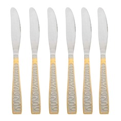 Набор столовых ножей 6 штук Золотая легенда l=22см. 9902507 ENS GROUP