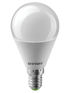 Лампочка ОнЛайт LED E14 10W 230V 2700K OLL-G45-10-230-2.7K-E14 61 965 Robiton