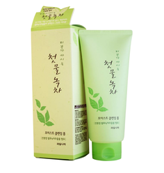 Пенка для очищения WELCOS GREEN TEA MOIST CLEANSING FOAM 180 г