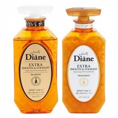 Набор Moist Diane Шампунь + Бальзам-маска E с кератином и аргановым маслом, 450 + 450 мл