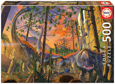 Пазл Любопытный динозавр. Винсент Хи (500 деталей) Educa