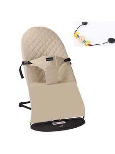 Шезлонг качалка детский PABEKI бежевый pbi-56-beige