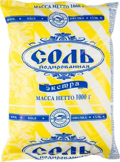 Соль поваренная пищевая Полесье экстра йодированная 1 кг