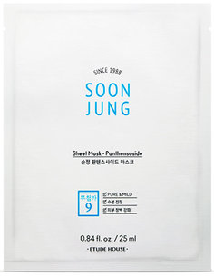 Тканевая маска Etude House Soon Jung Sheet Mask Panthensoside 25 мл