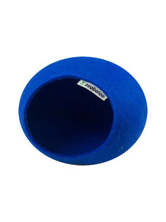 Домик для морские свинки, шиншиллы Zoobaloo Woolpethouse, синий, шерсть 15х25х25см