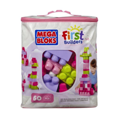 Конструктор Mattel Mega Bloks Fisher-Price Мешок "Мой первый конструктор" 60 дет.