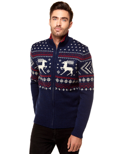 Кардиган мужской Scandica Hunter синий 58/188