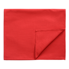 Tkano TK18-TR0014 Дорожка на стол из хлопка красного цвета Russian North, 45х150 см