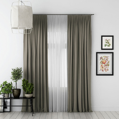 Классические шторы Eleganta Jarred цвет: бежевый